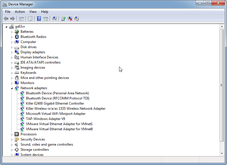 killer network drivers e2200